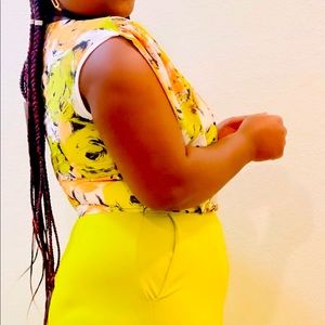 Jumpsuit beautiful with flowers